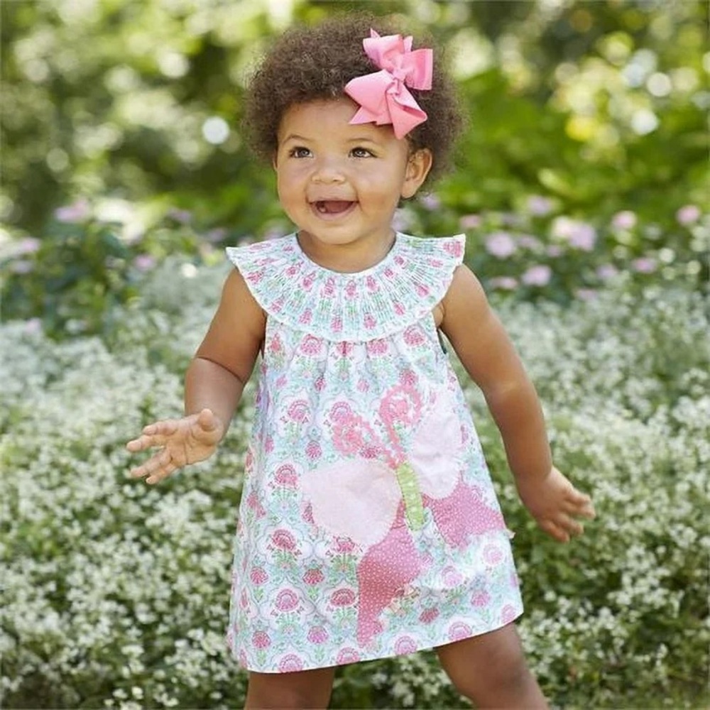 Mudpie | Girls Butterfly Dress, size 12-18m